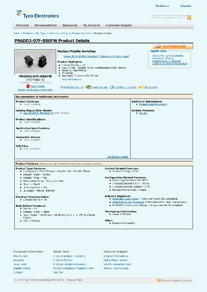 PRADD3-07F-BB0FW_3891003.PDF Datasheet