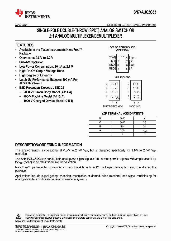 SN74AUC2G53YZPR_3891388.PDF Datasheet