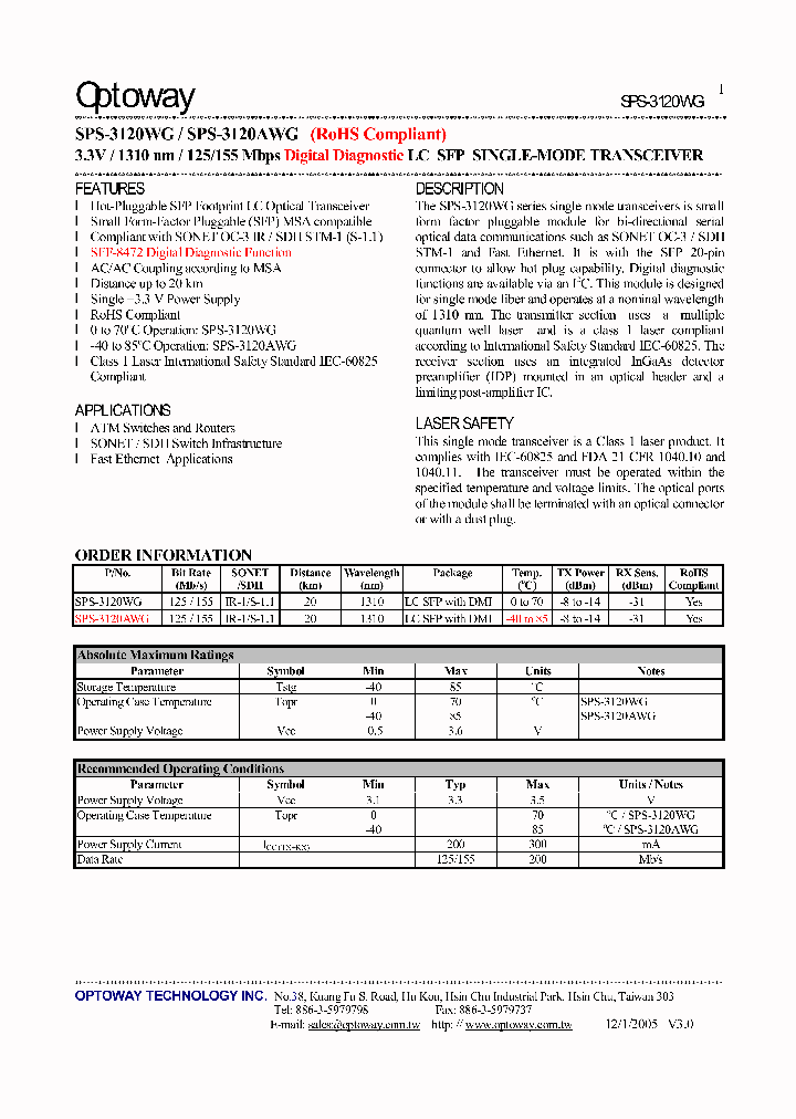 SPS-3120AWG_3892476.PDF Datasheet