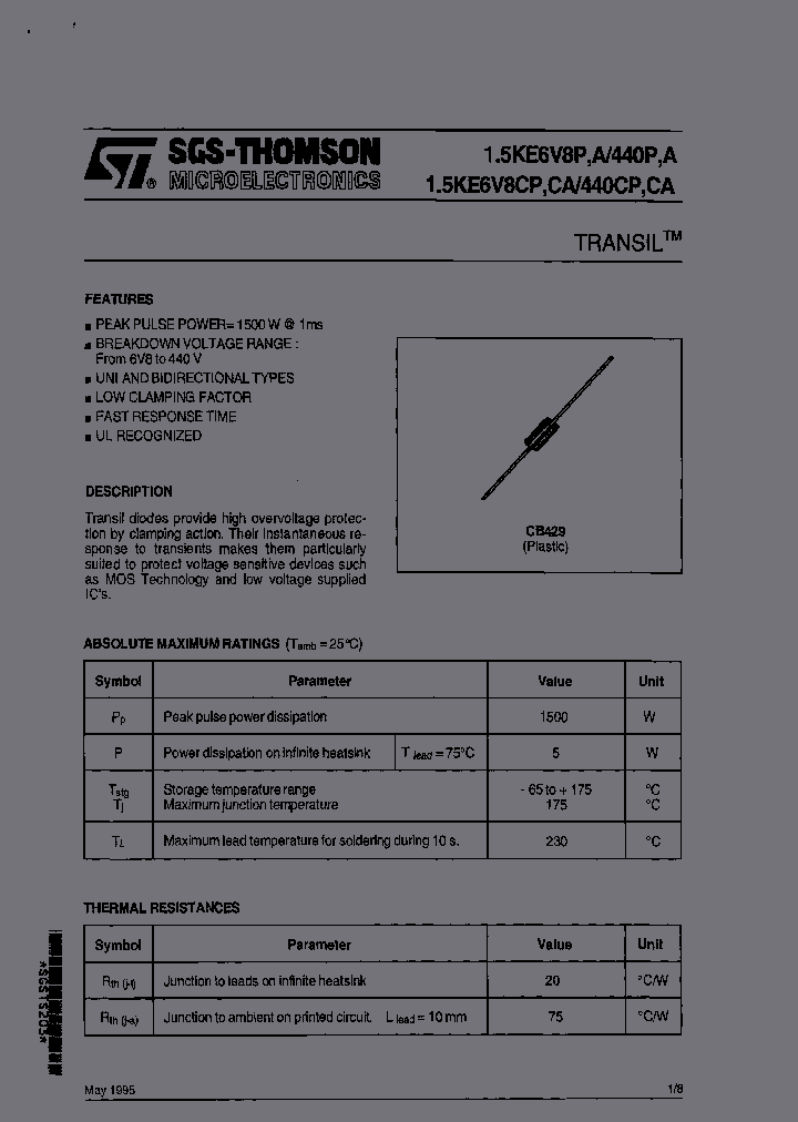 15KE110PRL_3892776.PDF Datasheet
