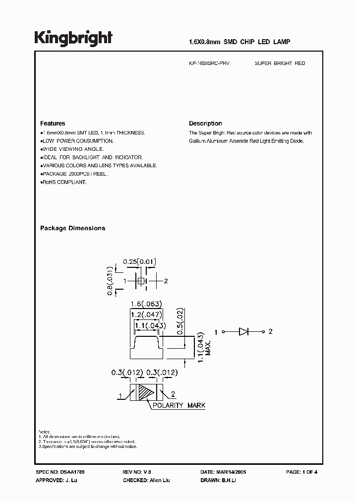 KP-1608SRC-PRV_3890465.PDF Datasheet
