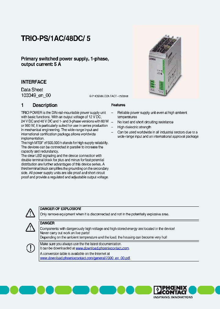 TRIO-PS1AC48DC5_3895137.PDF Datasheet