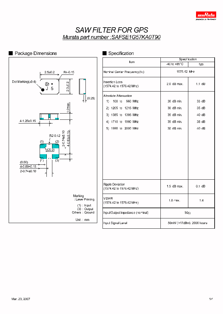SAFSE1G57KA0T90R05_3895179.PDF Datasheet