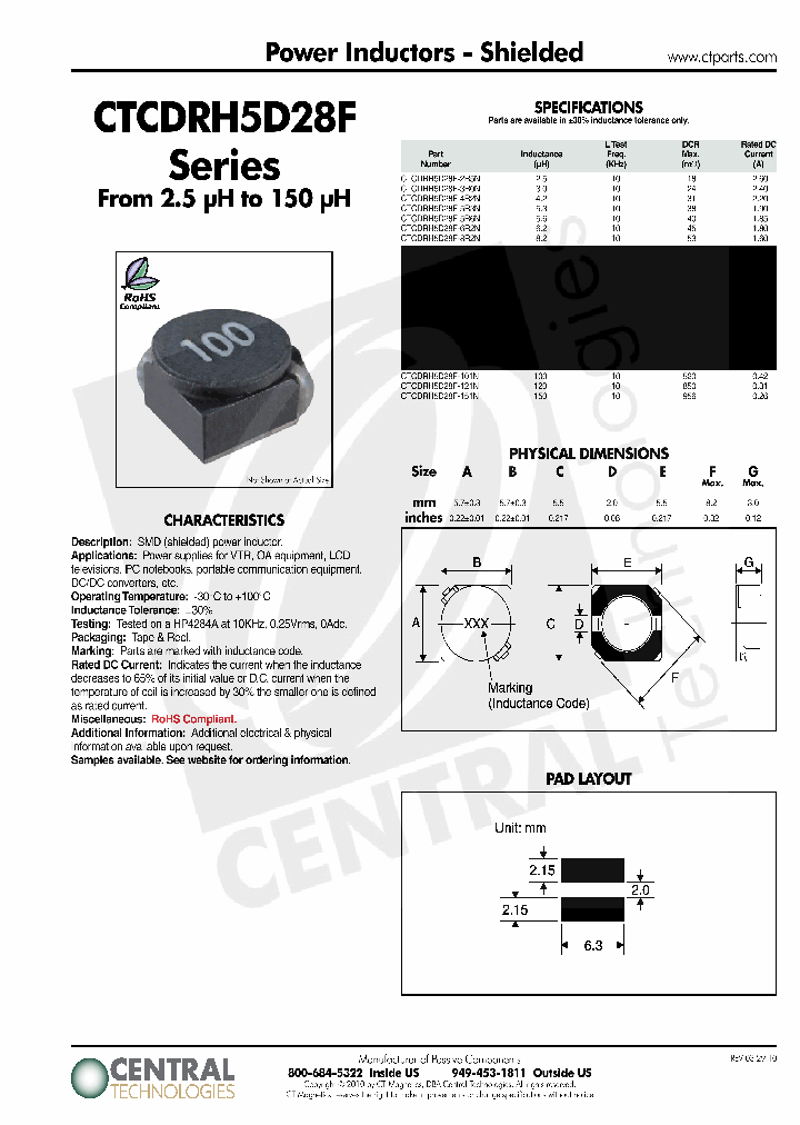 CTCDRH5D28F-3R0N_3898082.PDF Datasheet