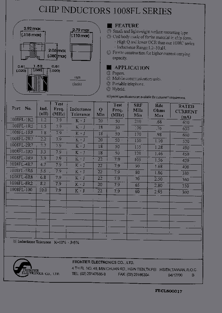 1008FL-2R2J_3897620.PDF Datasheet