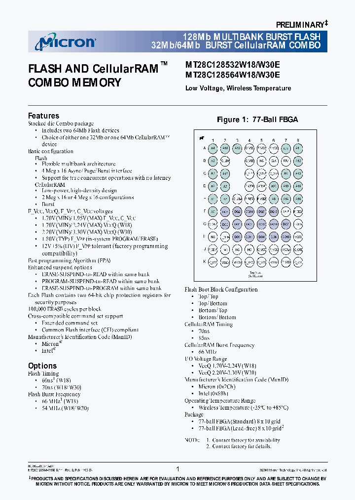 MT28C128532W18EBW-F606-P706KTBWT_3898101.PDF Datasheet