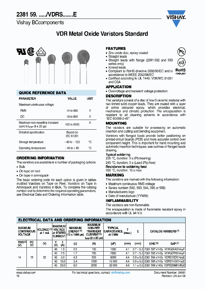 VDRS14T095AHE_3896339.PDF Datasheet