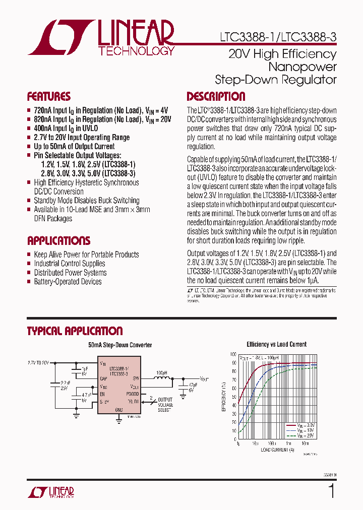 LTC3388EDD-1TRPBF_3897709.PDF Datasheet