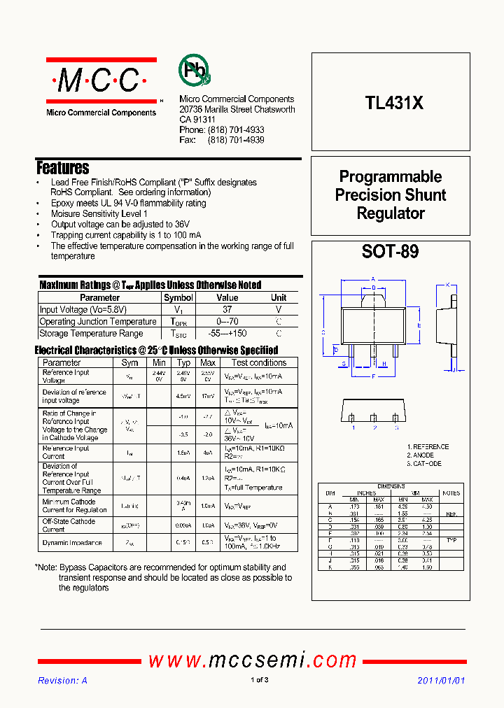 TL431X11_4128586.PDF Datasheet