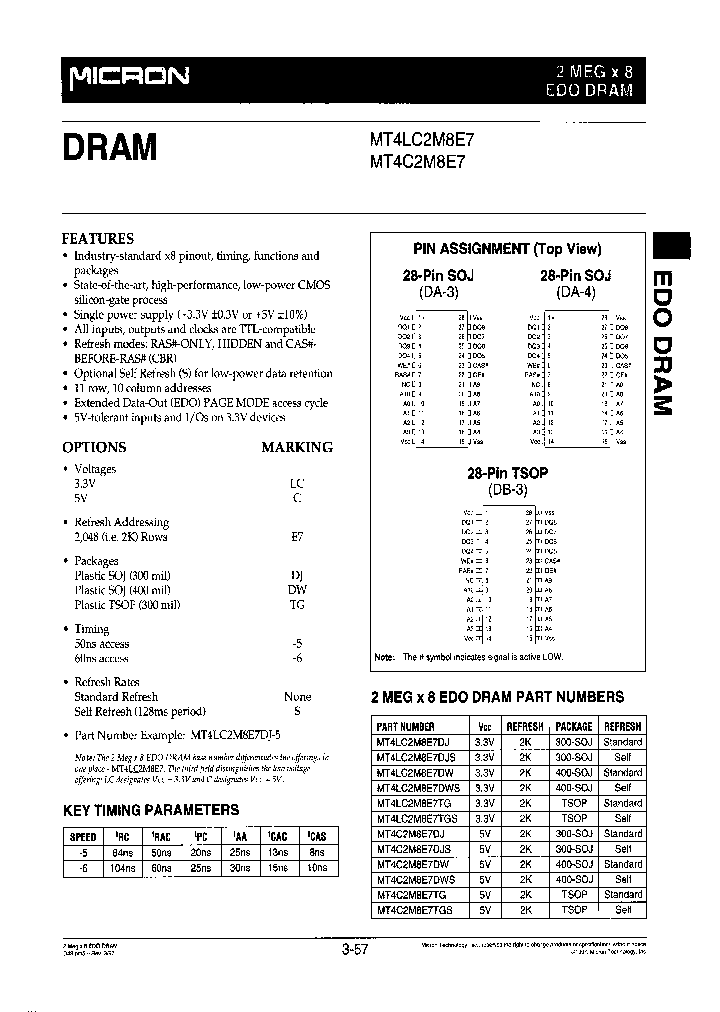 MT4C2M8E7TG-6STR_3898623.PDF Datasheet