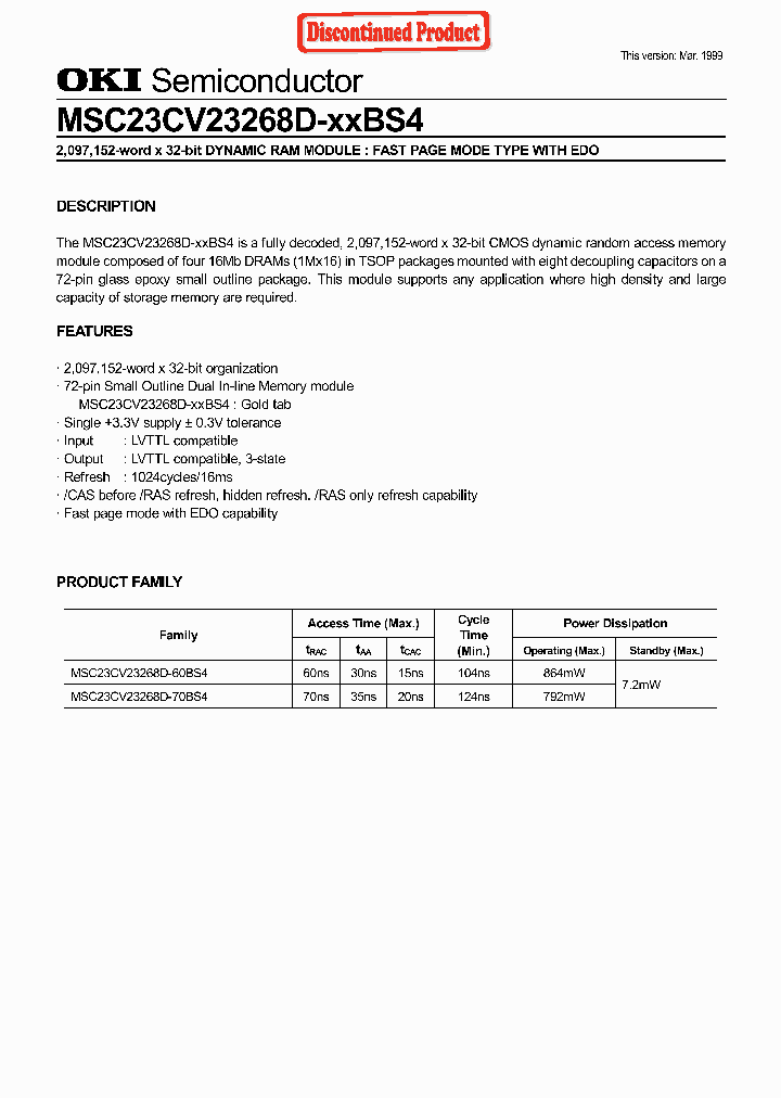 MSC23CV23268D-60BS4_3898041.PDF Datasheet