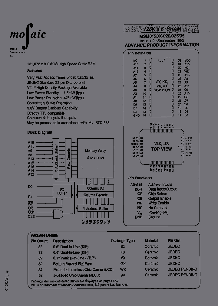 MSM8128GXLI-35_3899443.PDF Datasheet