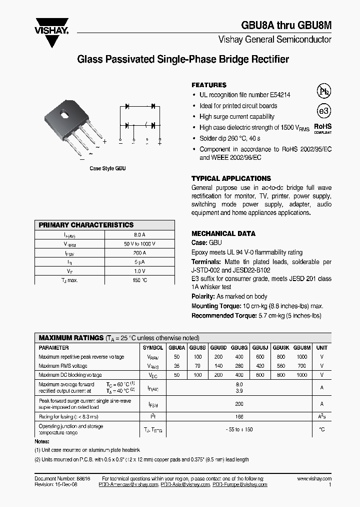 GBU8G-E345_3899030.PDF Datasheet
