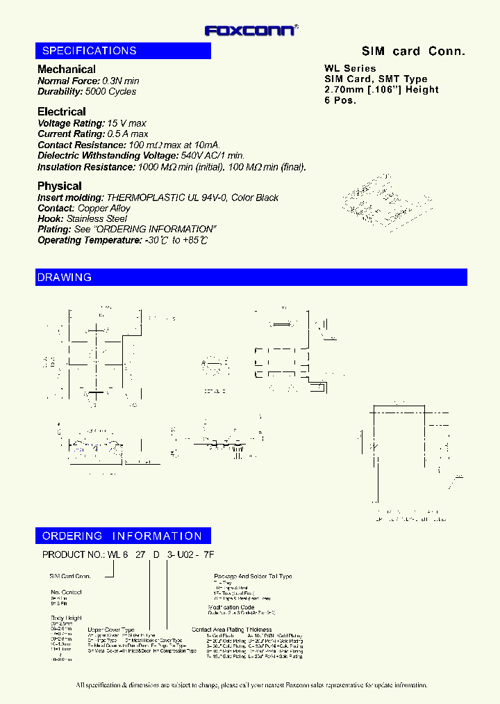 WL608G7-U02-7F_3899938.PDF Datasheet