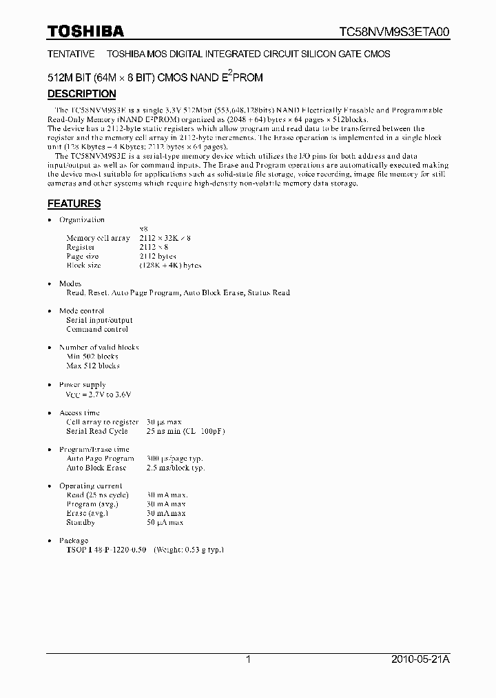 TC58NVM9S3ETA00_3896619.PDF Datasheet