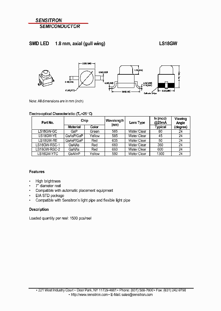 LS18GW-RSC-2_3899606.PDF Datasheet