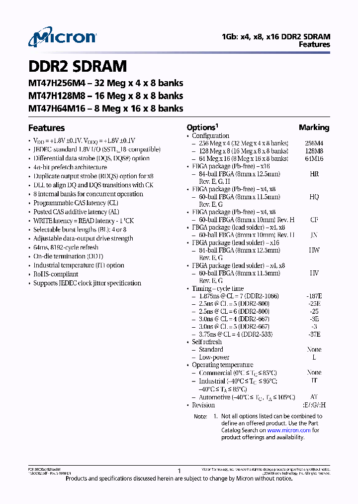 MT47H128M8HQ-3ELE_3900851.PDF Datasheet