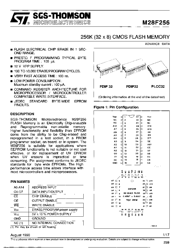 M28F256-12C313_3901585.PDF Datasheet
