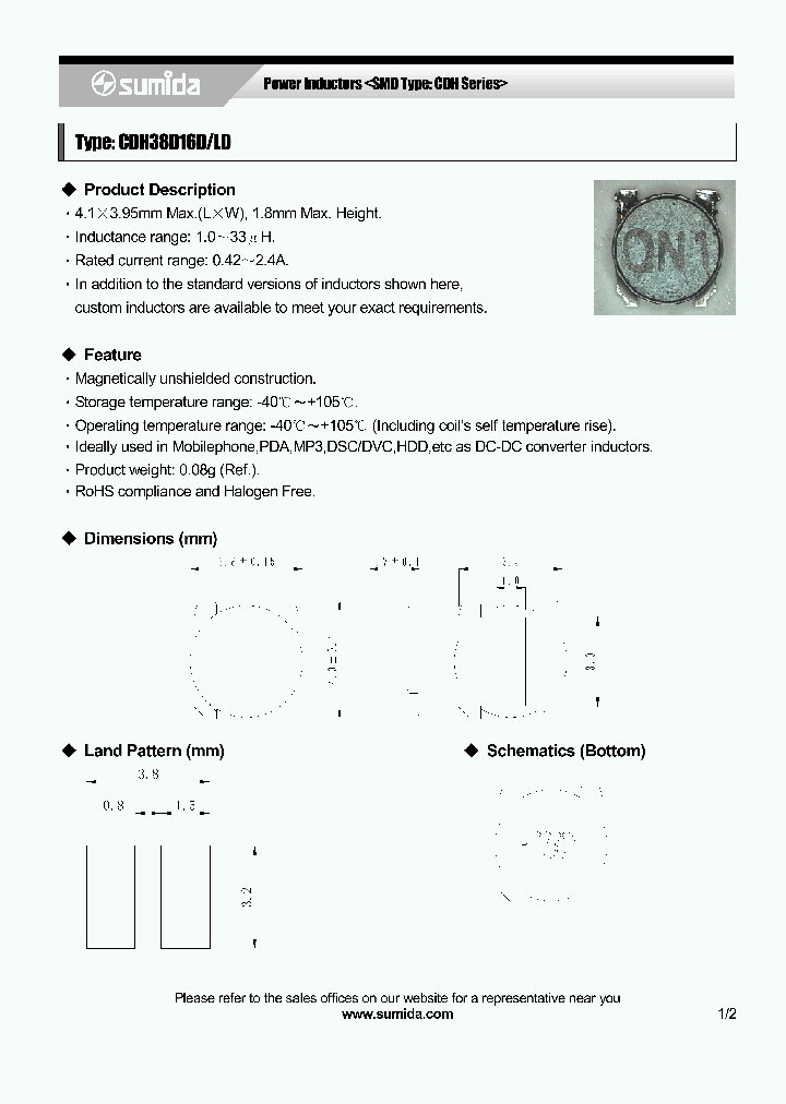 CDH38D16DLDNP-330MC_3896869.PDF Datasheet