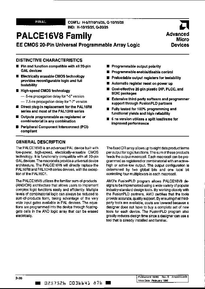 PALCE16V8H-15JI4_3902418.PDF Datasheet