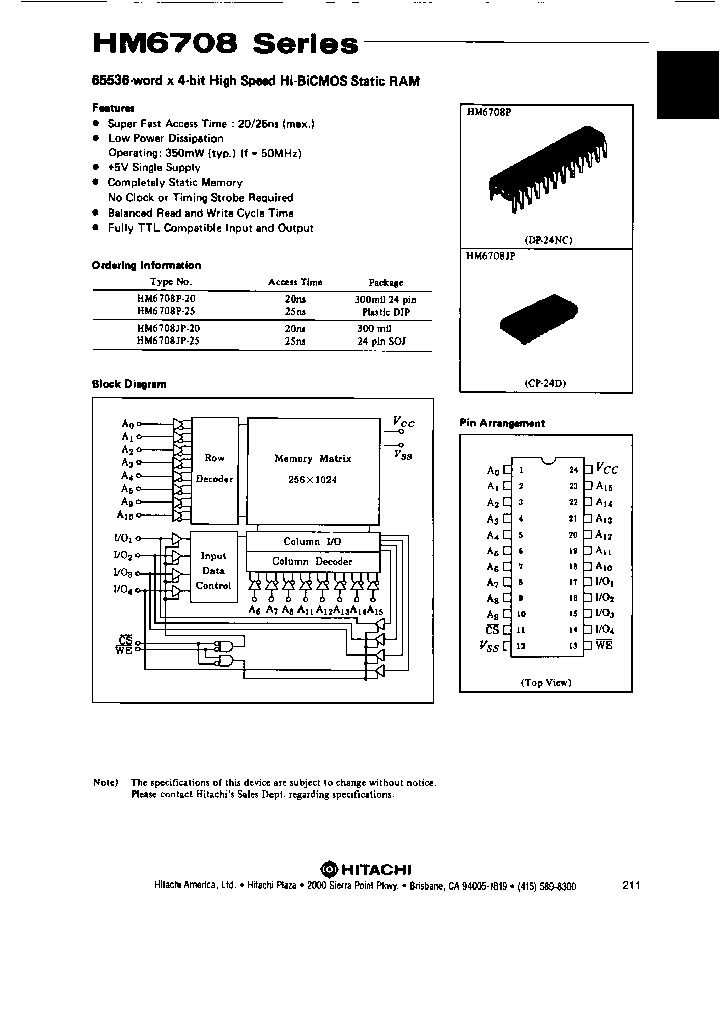 HM6708JP-20_3901494.PDF Datasheet