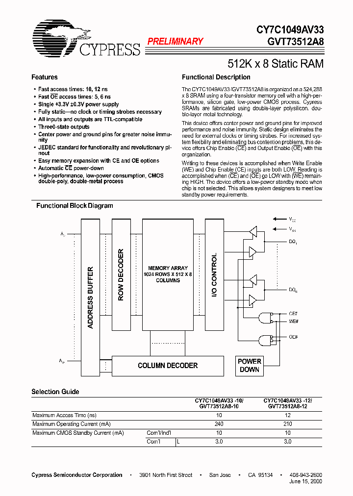 GVT73512A8J-12LC_3901665.PDF Datasheet