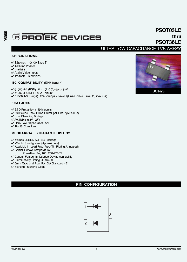 PSOT08LC-LF-T13_3905247.PDF Datasheet