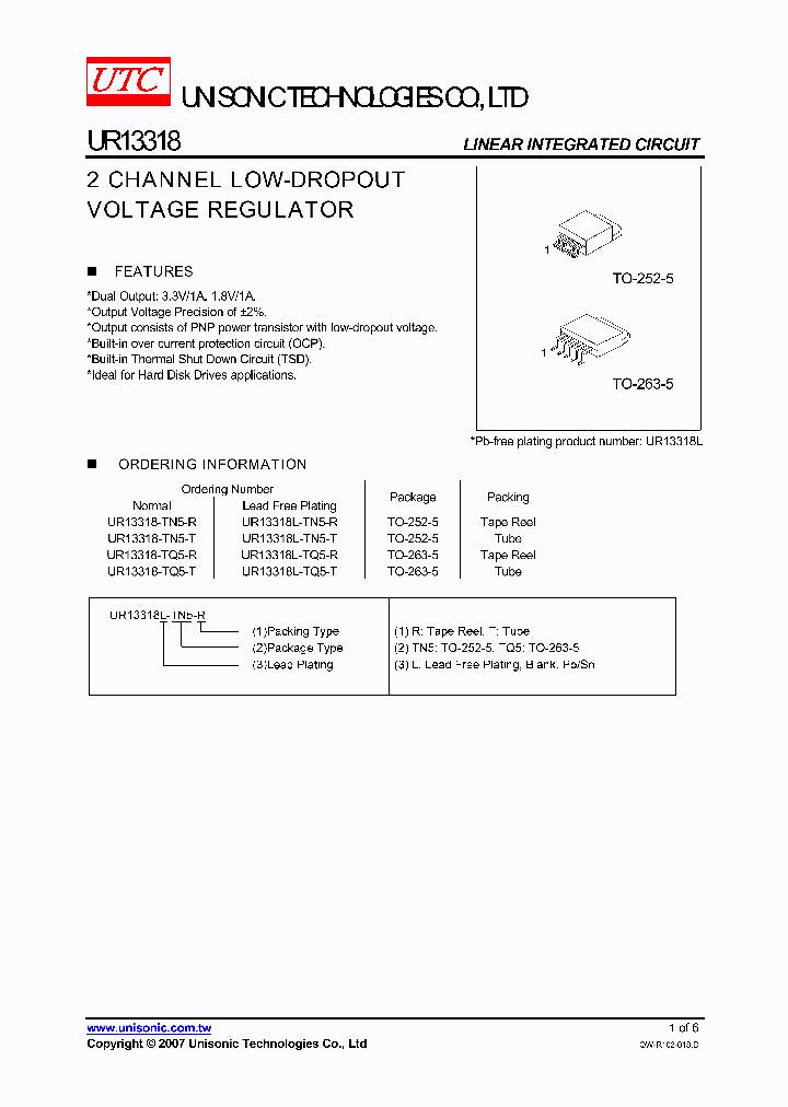 UR13318L-TQ5-R_3905665.PDF Datasheet