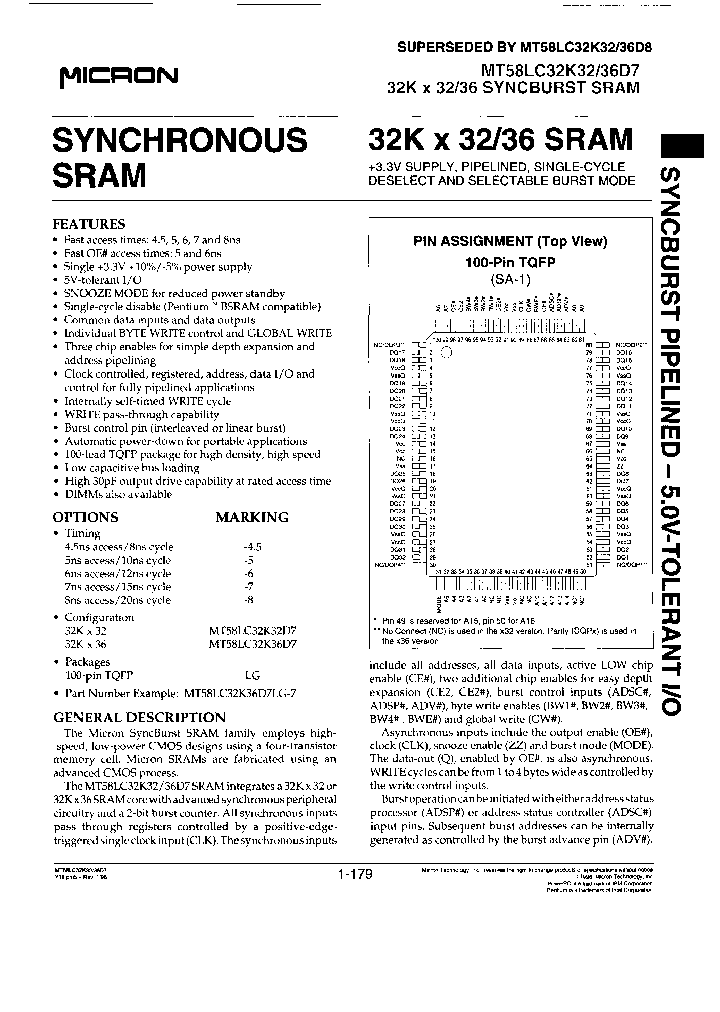 MT58LC32K32D7LG-8TR_3905220.PDF Datasheet