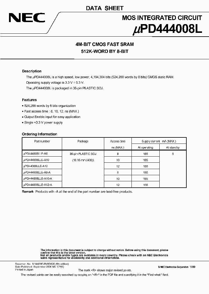 UPD444008LLE-A10-A_3905346.PDF Datasheet