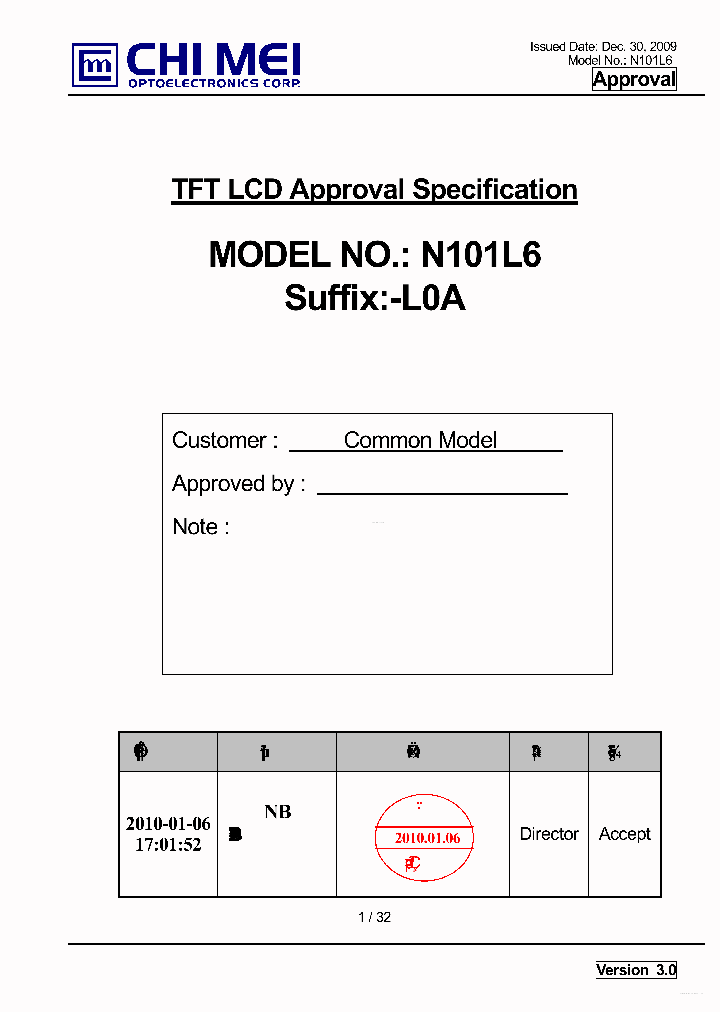 N101L6-L0A_4143588.PDF Datasheet