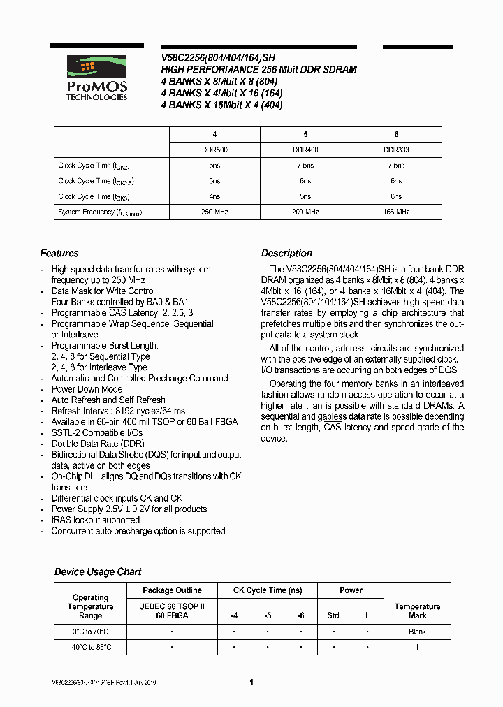 V58C2256324SHUR4E_3906927.PDF Datasheet