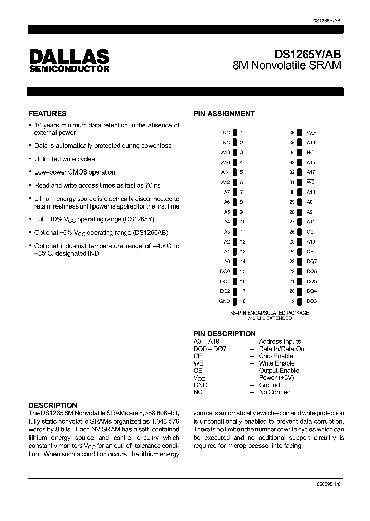 DS1265Y_3906788.PDF Datasheet