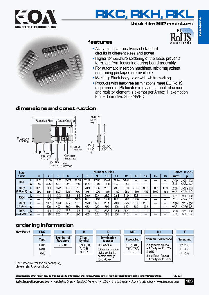 RKL9BDTUA393G_3903986.PDF Datasheet