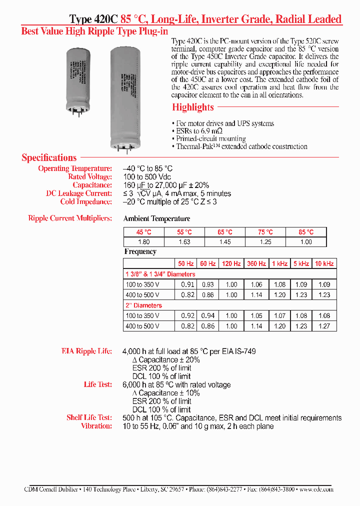 420C182M400AF8L_3905516.PDF Datasheet