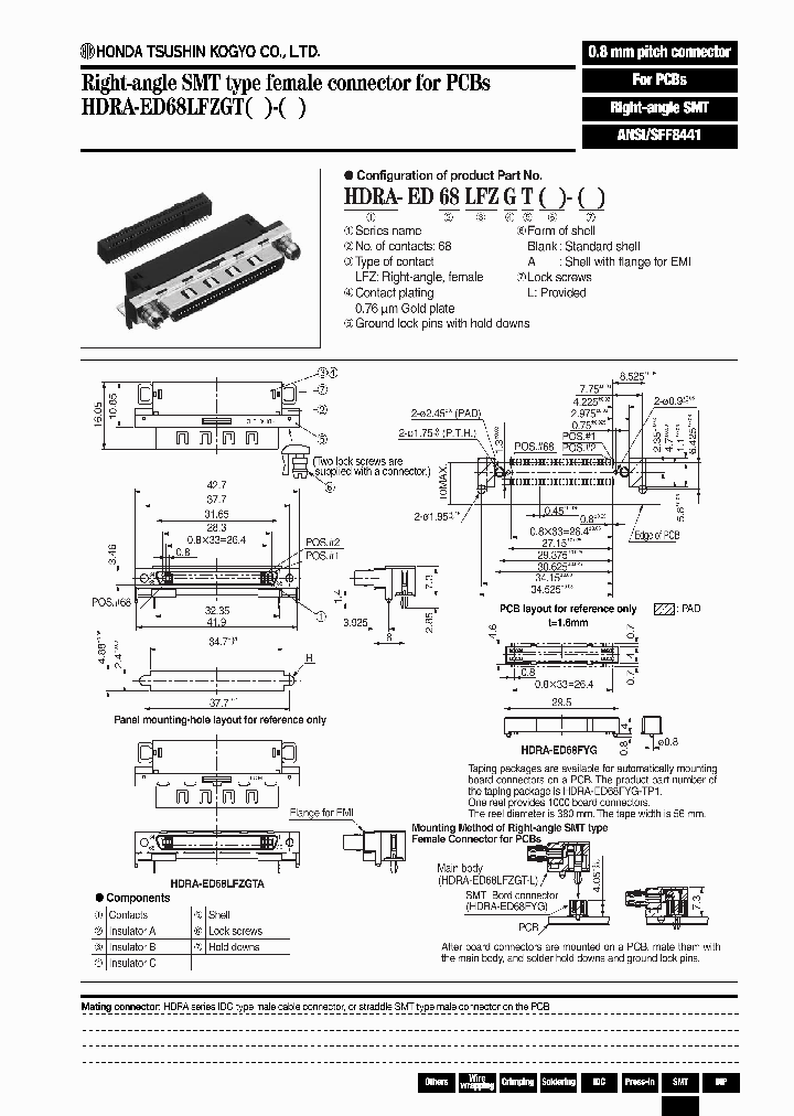 HDRA-ED68LFZGTA_3905269.PDF Datasheet