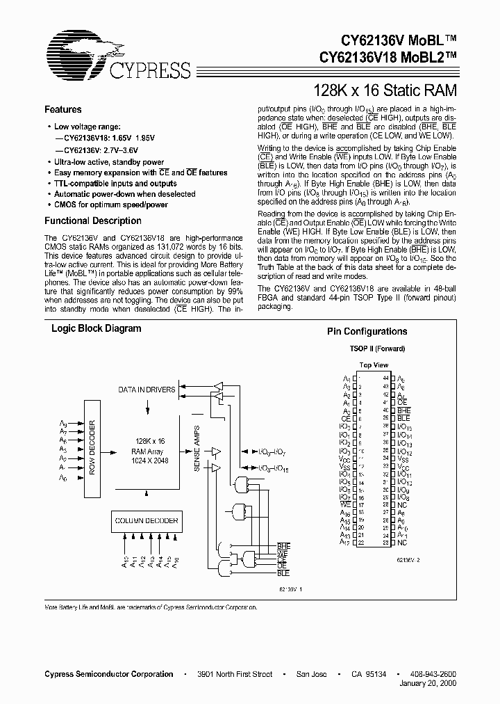 CY62136V18LL-70BAI_3905493.PDF Datasheet
