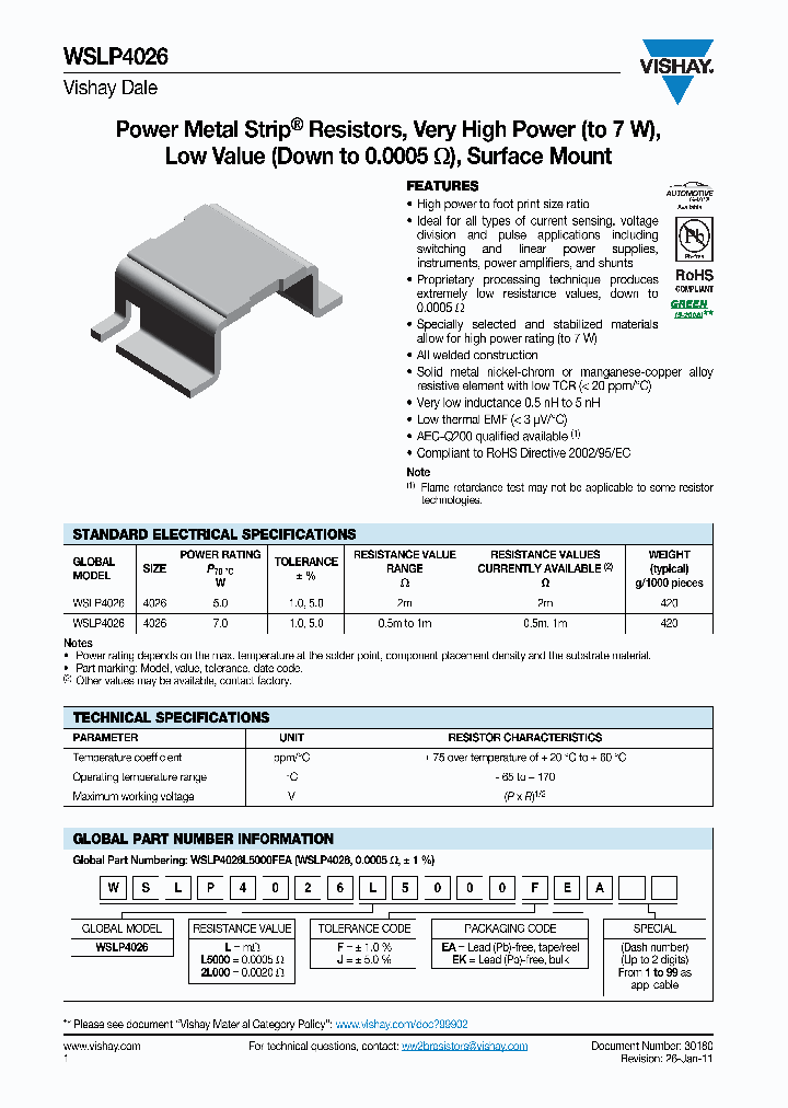WSLP4026_4144427.PDF Datasheet