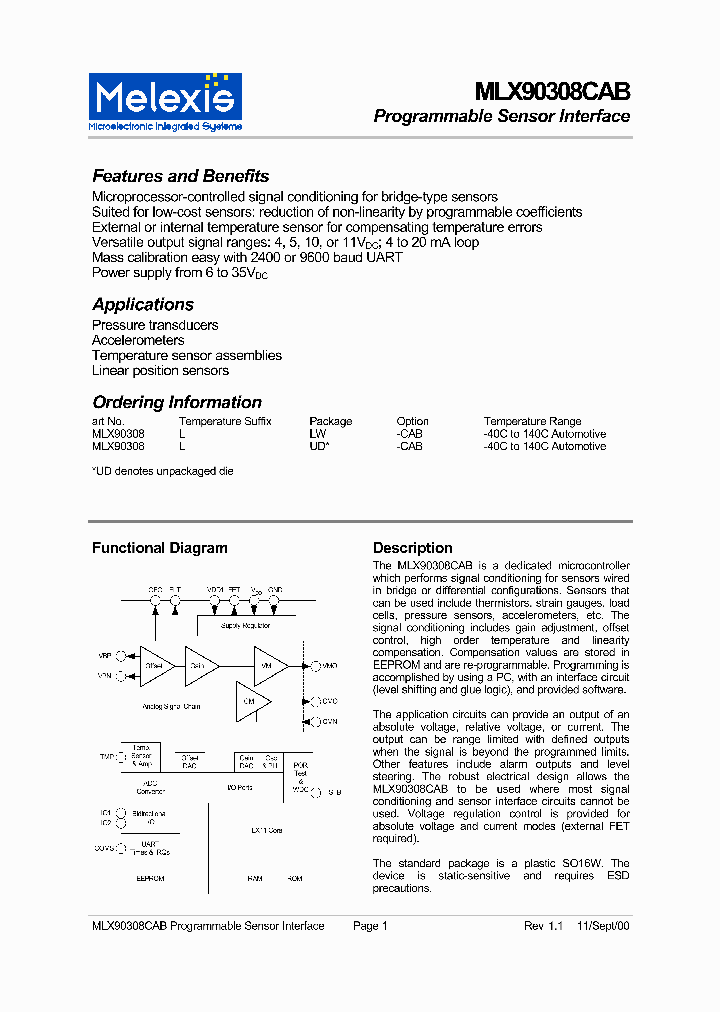 MLX90308LLW-CAB_3905242.PDF Datasheet