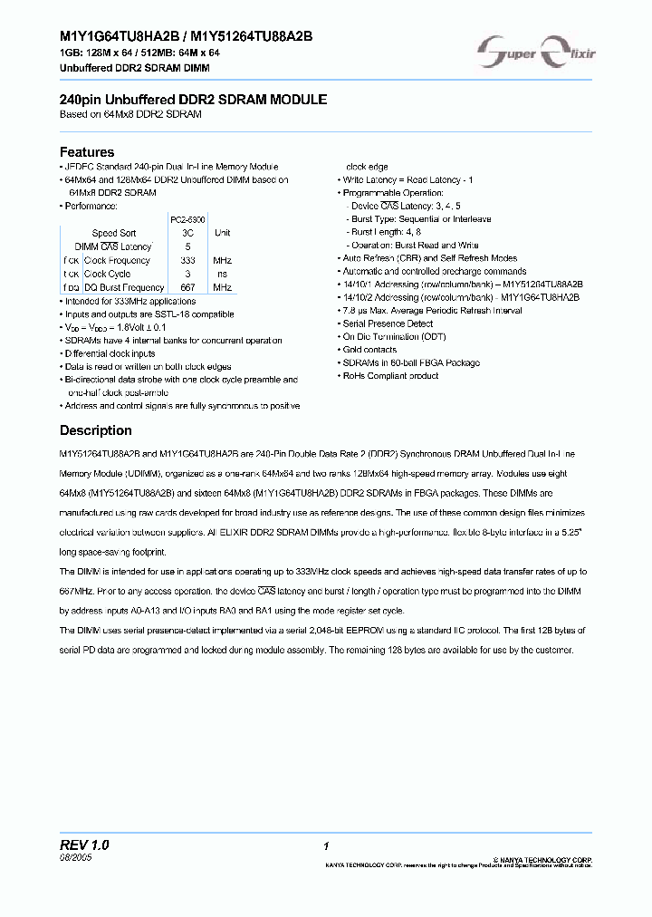 M1Y1G64TU8HA2B-3C_3904518.PDF Datasheet