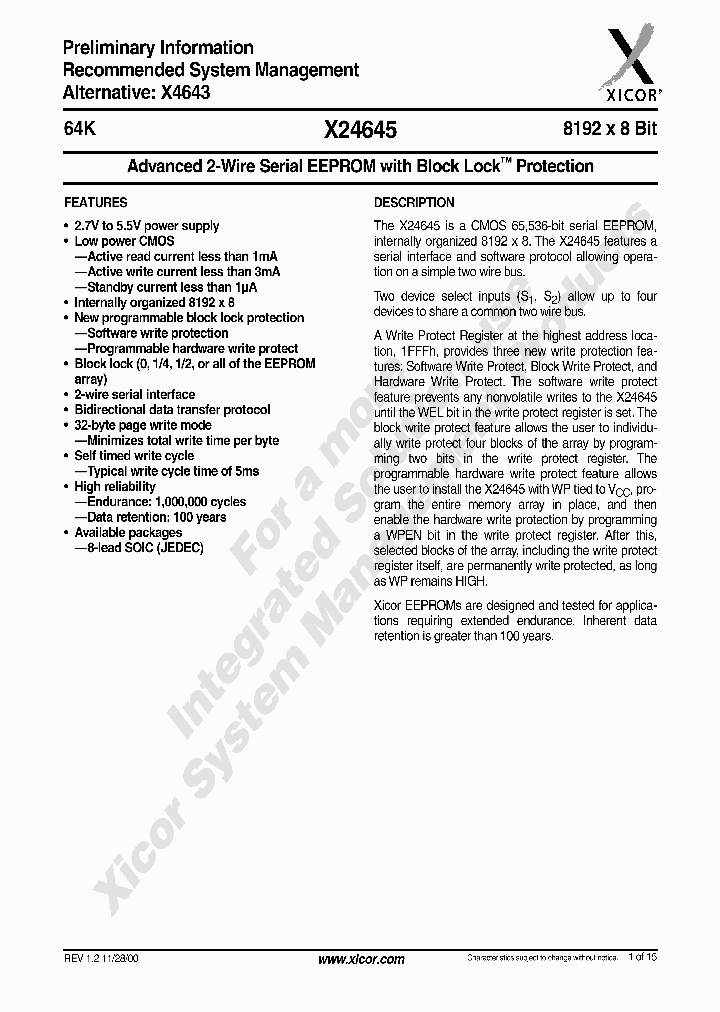 X24645S8I-27T7_3908337.PDF Datasheet
