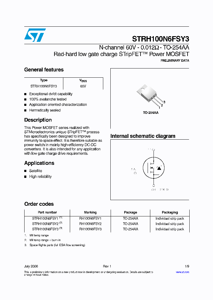 STRH100N6FSY2_3907482.PDF Datasheet