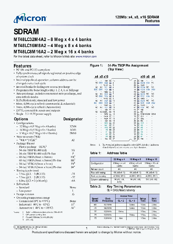 MT48LC8M16A2F4-75LATG_3907340.PDF Datasheet