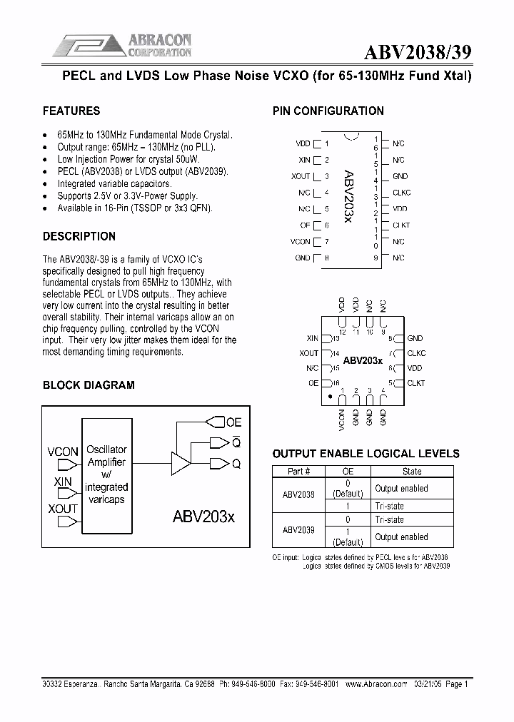 ABV2038OC-T_3909156.PDF Datasheet