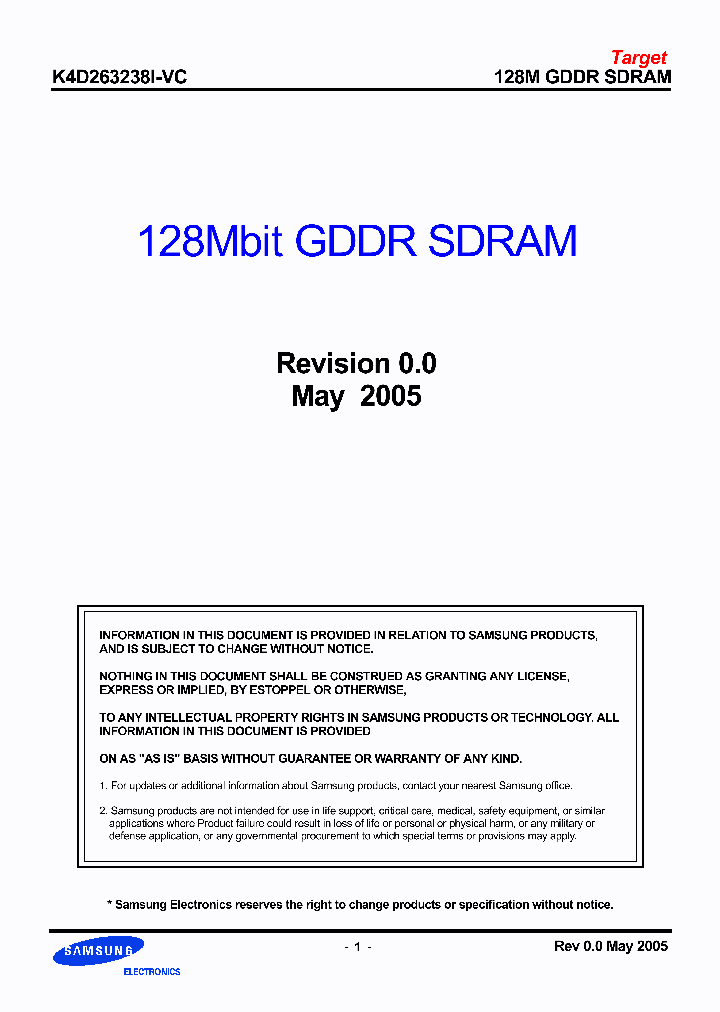 K4D263238I-GC400_3908175.PDF Datasheet