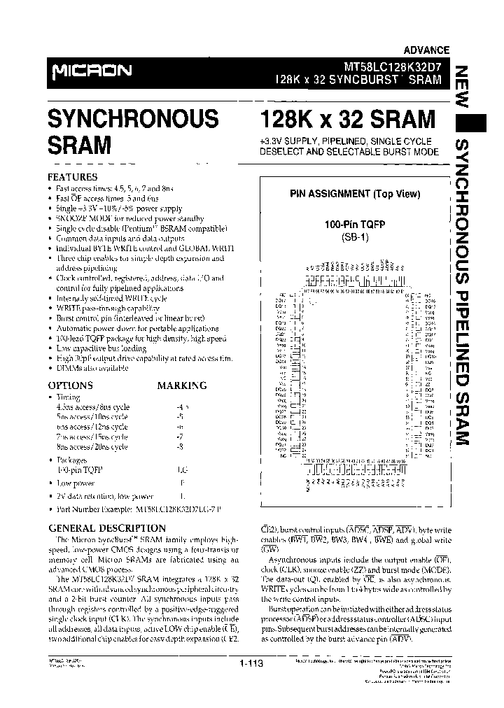 MT58LC128K32D7LG-8P_3905955.PDF Datasheet