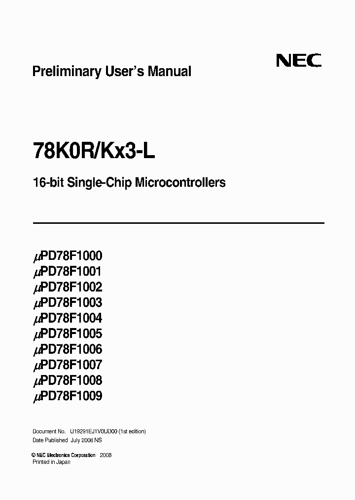 UPD78F1008GA-HAB-AX_3903917.PDF Datasheet