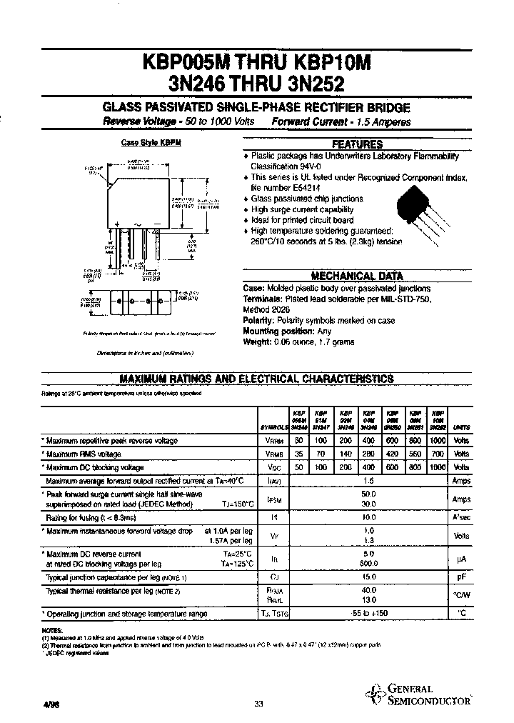 KBP08M-54101_3907984.PDF Datasheet