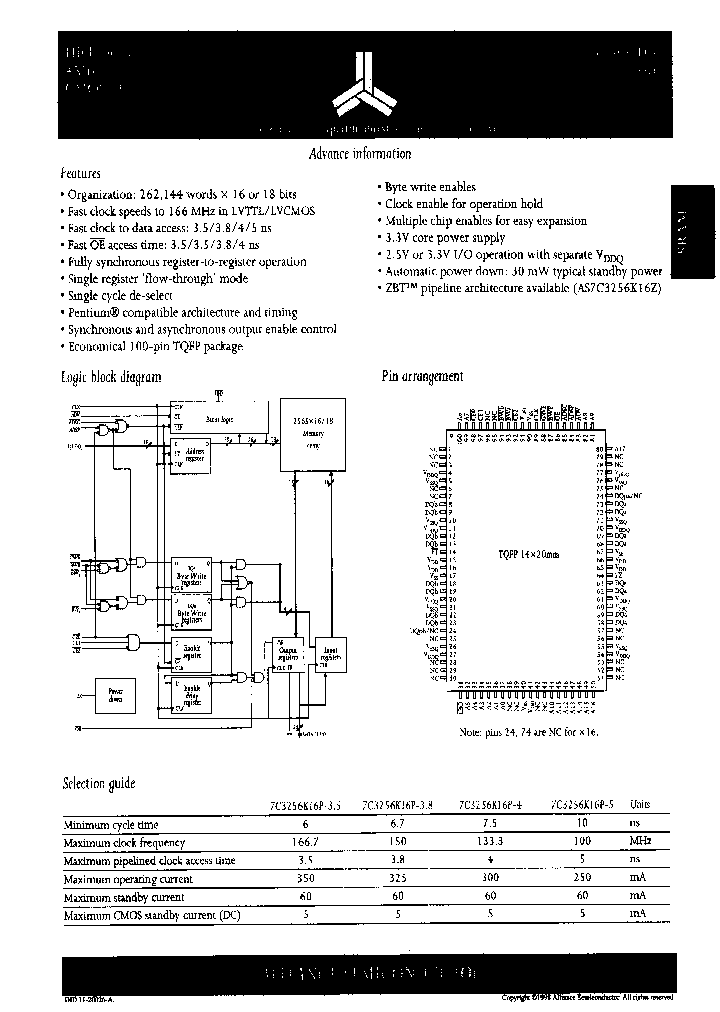 AS7C3256K18P-4TQC_3910567.PDF Datasheet