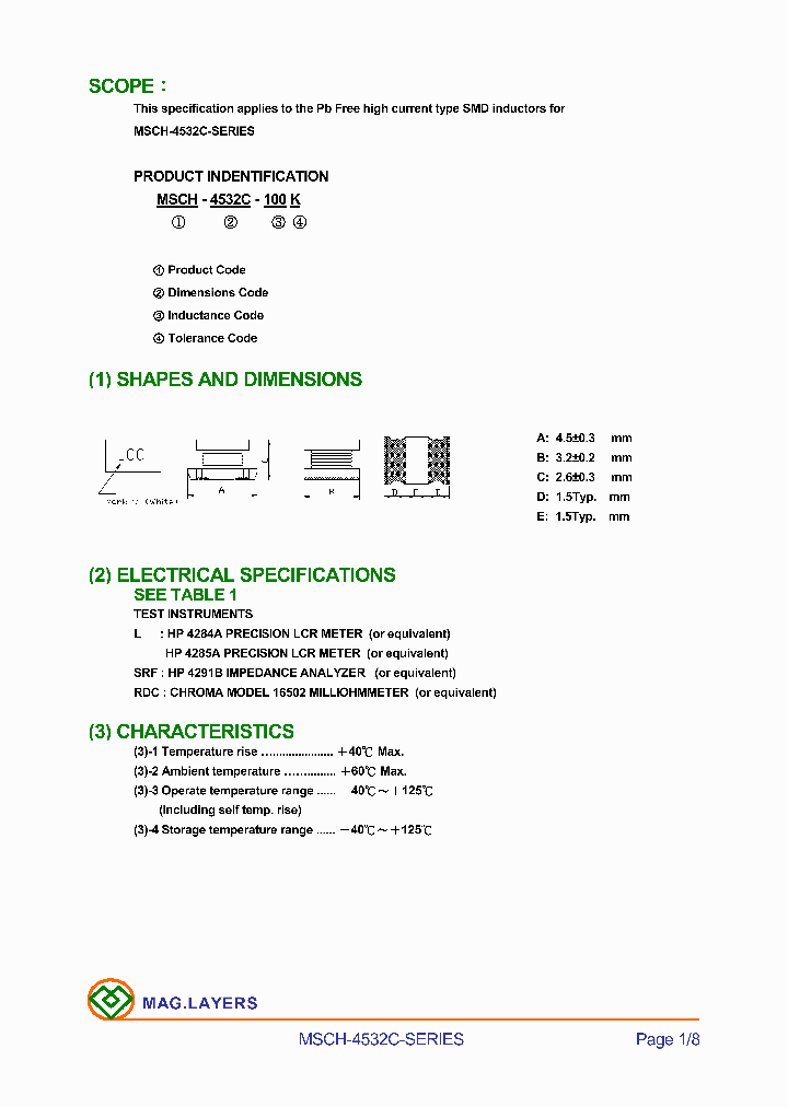 MSCH-4532C-8R2M_3910929.PDF Datasheet